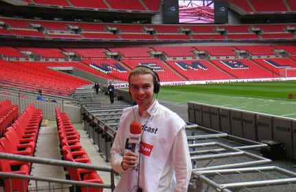 Adam en Wembley